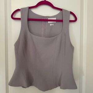 EUC ARITZIA x WILFRED - Rhodora Peplum Bustier Top, Large